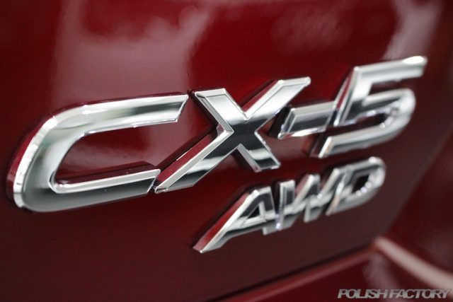 渋谷区よりマツダ・CX-5XD　L-package 4WDの新車にガラスコーティング施工事例