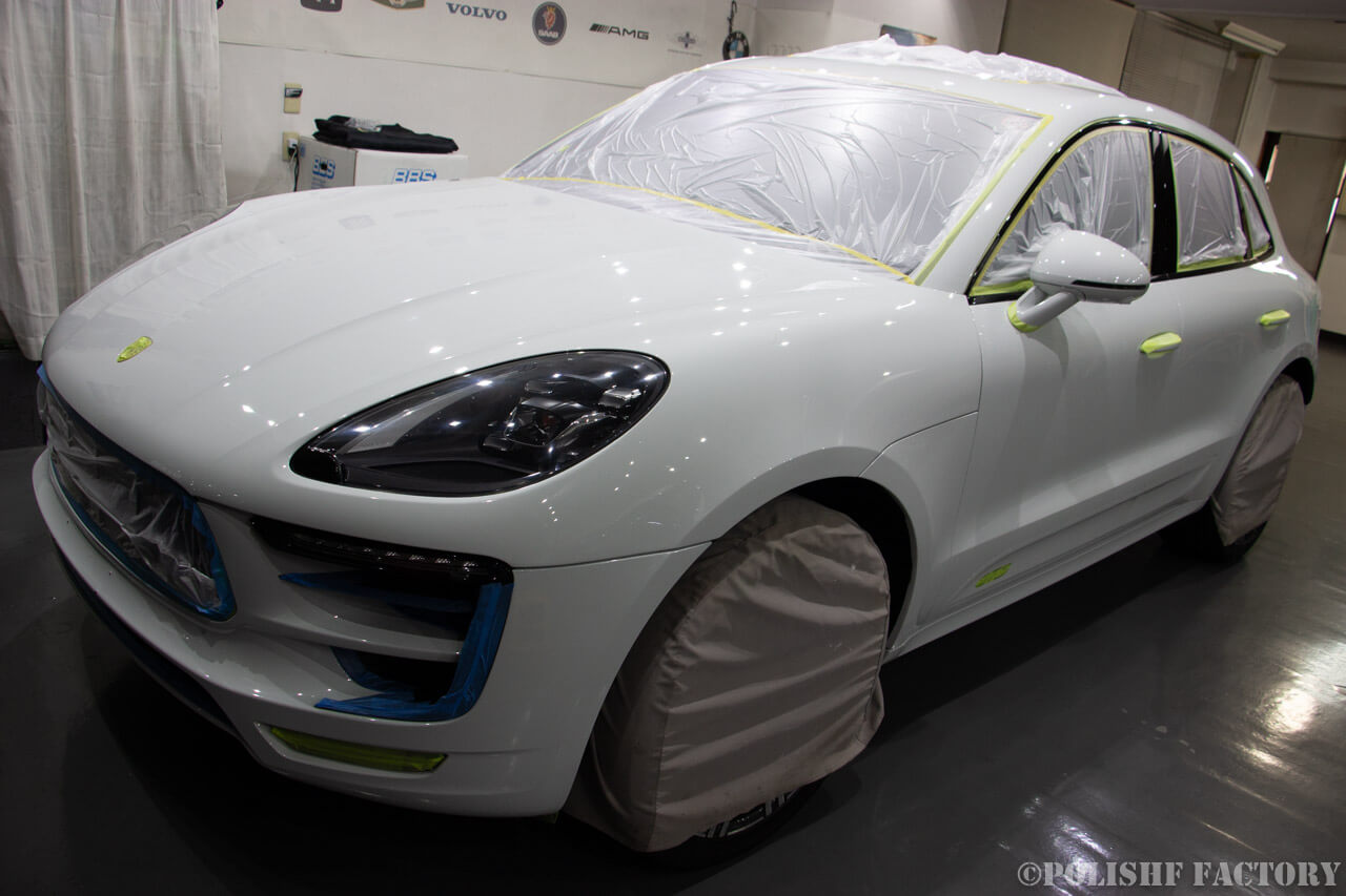Porsche Macan Gts 使用過程車ガラスコーティング施工例 ガラスコーティング専門店 東京のポリッシュファクトリー