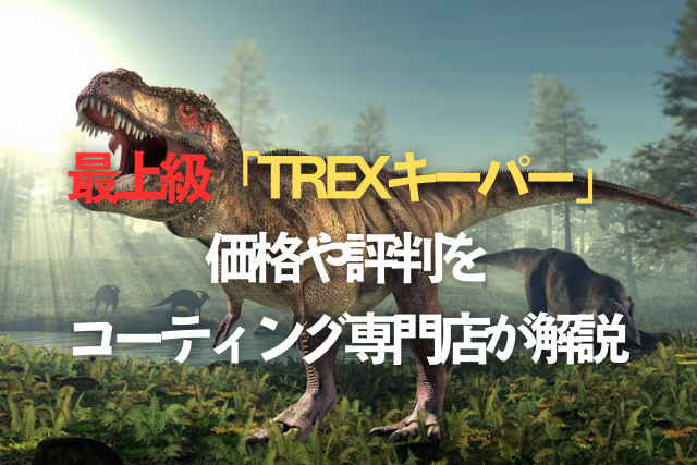 最上級「TREXキーパー」の価格や評判をコーティング専門店が解説のタイトル写真イラスト文