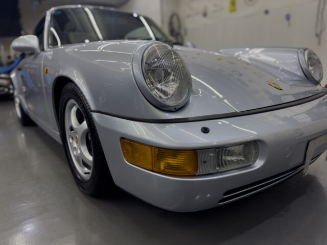 ポルシェ911(964)カーコーティング施工後の最高の仕上がり画像