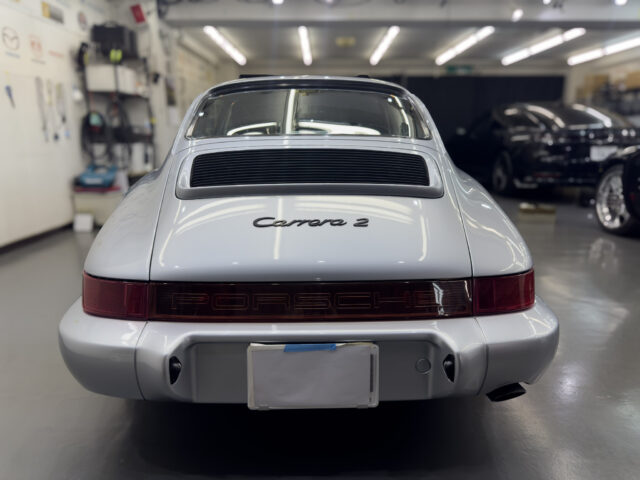 ポルシェ911(964)カーコーティング施工後の仕上がり後の後からの画像