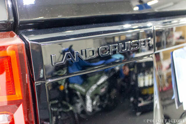 ランクル250新車コーティング施工後の画像