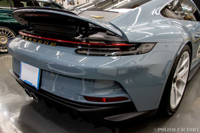 ポルシェ911 S/T PLATINUM EXセラミックコーティング施工後の仕上がり 12