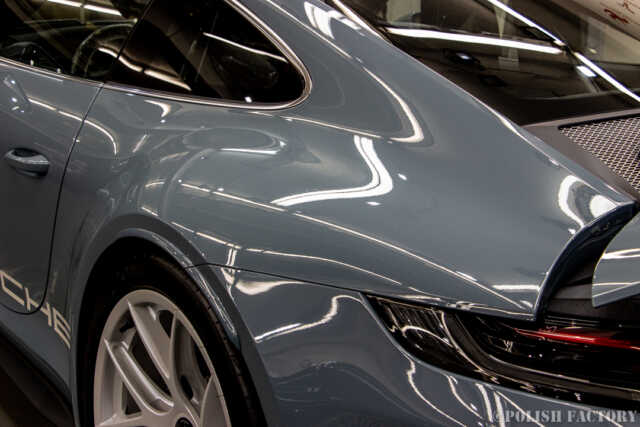 ポルシェ911 S/T PLATINUM EXセラミックコーティング施工後の仕上がり 14