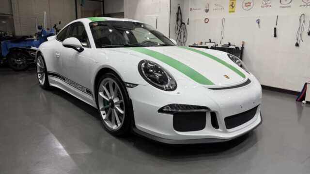 ポルシェ911R BLACKセラミックコーティング施工事例 世界限定991台の希少モデル