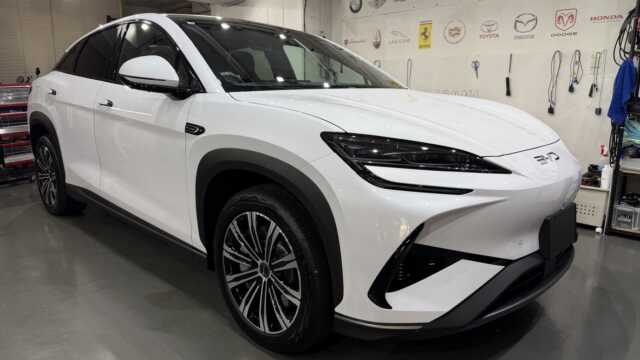 国沢光宏様のBYD SEALION 7にセラミックコーティング施工