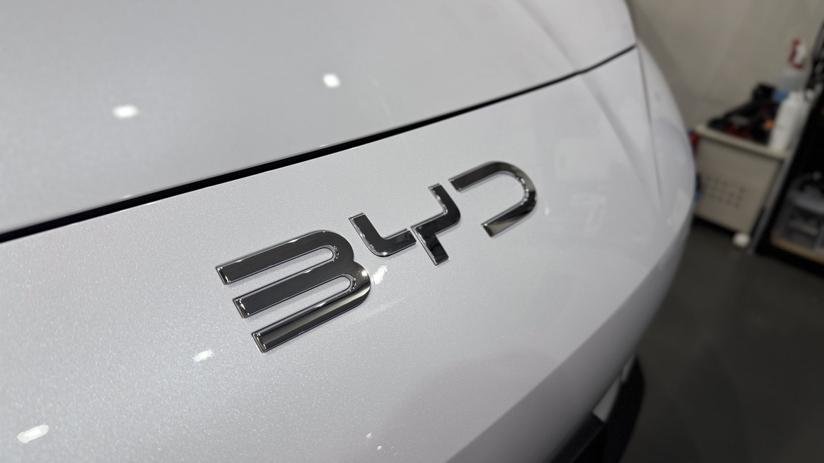 BYD　シーライオン7のコーティング仕上がり画像