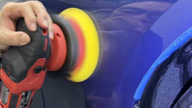 BMWアルピナ B3 GTリムジンホイールと細部洗浄作業 5