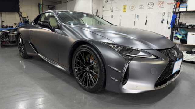 レクサス LC500 Pinnacle 朧銀 PLATINUMセラミックコーティング施工後