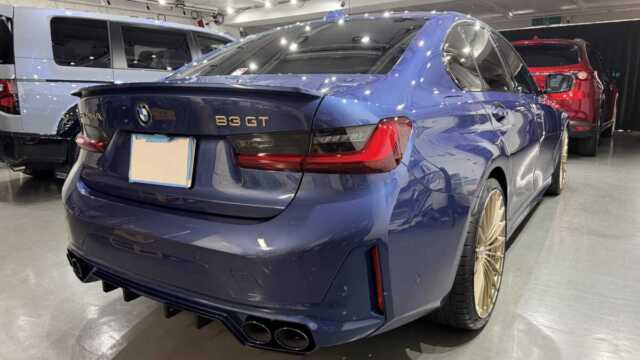 BMWアルピナ B3 GTリムジン BLACKセラミックコーティング施工後の仕上がり 15