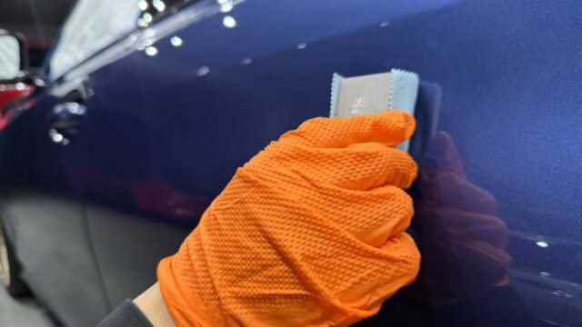 BMWアルピナ B3 GTリムジン研磨作業 3