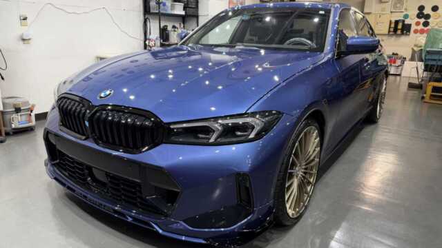 BMWアルピナ B3 GTリムジン BLACKセラミックコーティング施工後の仕上がり 1