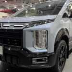 三菱デリカD5のセラミックコーティング施工画像