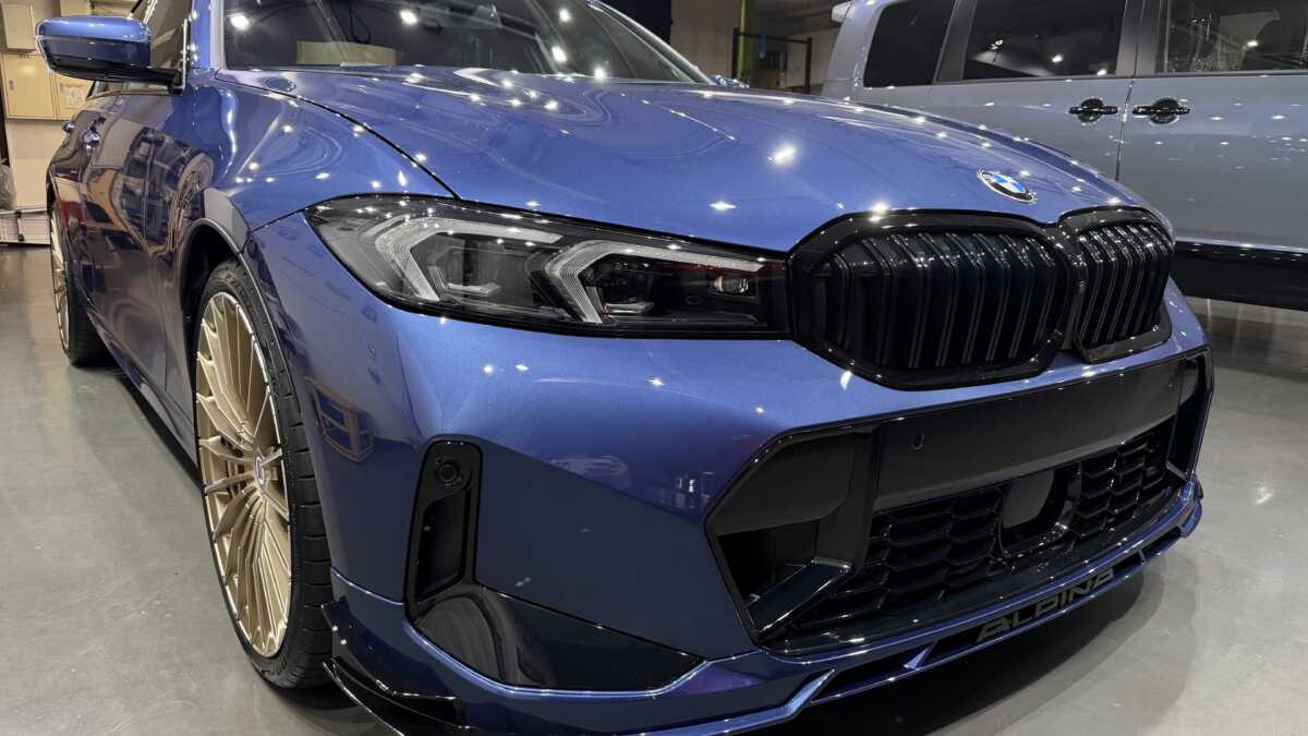 アルピナB3GTのコーティング施工画像