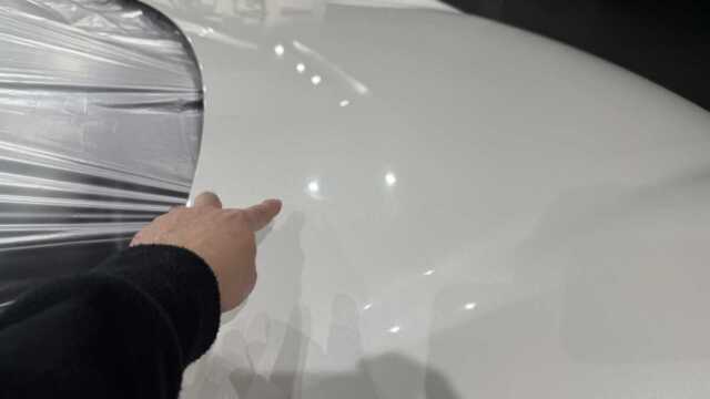 スバルBRZ STIスポーツ 施工前の塗装状態確認画像1