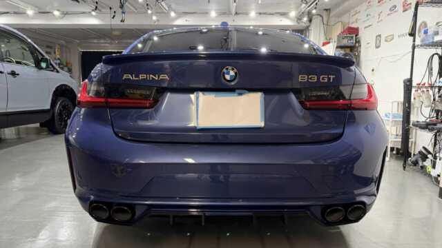 BMWアルピナ B3 GTリムジン BLACKセラミックコーティング施工後の仕上がり 17