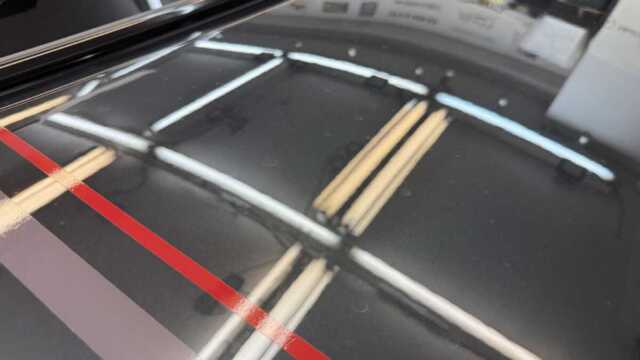 MINI Cooper GP Inspired Edition 施工前の黒樹脂部確認画像