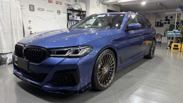 アルピナ B5GT ツーリング BLACKセラミック施工完成画像4