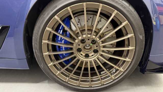 アルピナ B5GT ツーリング 室内革クリーニング後の確認画像