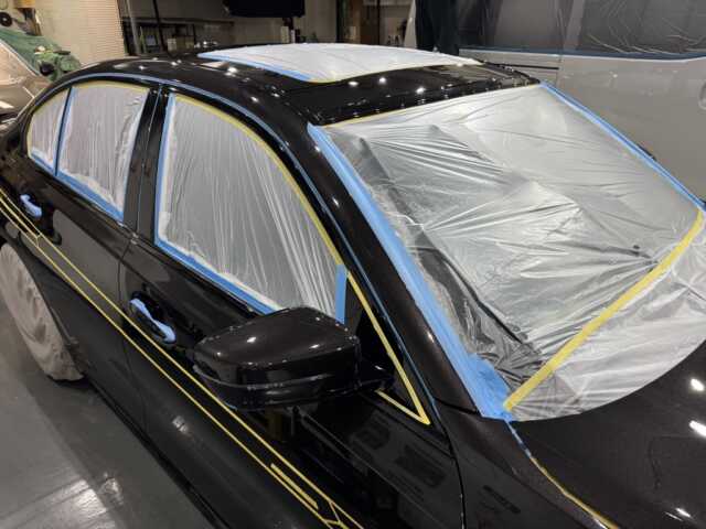 アルピナB3GT リムジン 革シートコーティング施工画像1