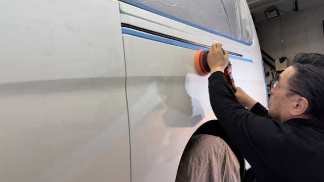 日産キャラバン コーティング施工前の状態確認画像2