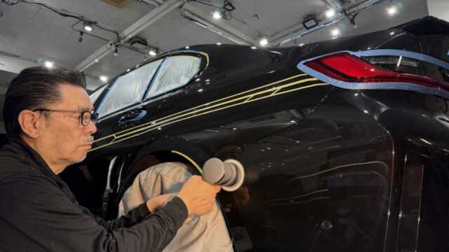 アルピナB3GT リムジン 新車専用下地調整作業画像1