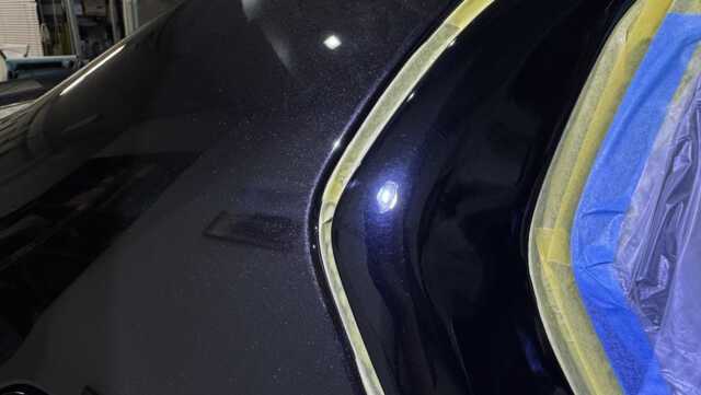 アルピナB3GT リムジン 施工前の細部汚れ確認画像1