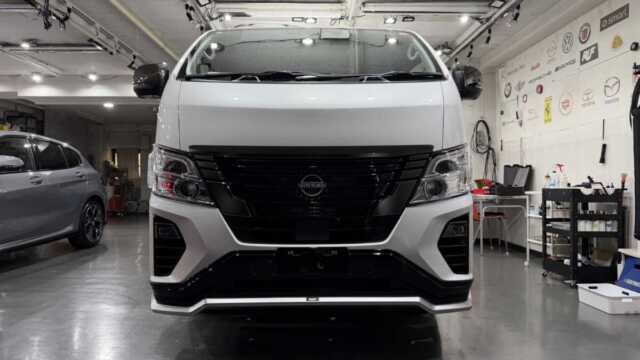 日産キャラバン 施工後リアビュー画像1