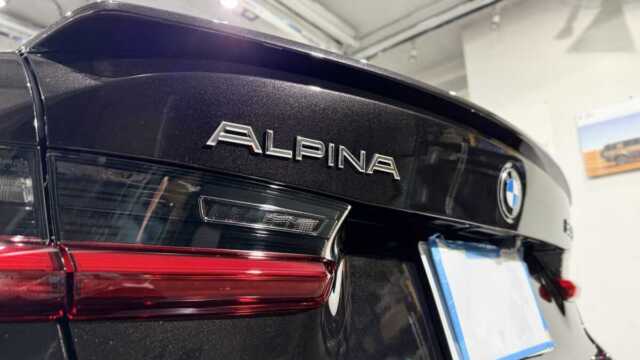 アルピナB3GT リムジン BLACKセラミック施工完成画像3