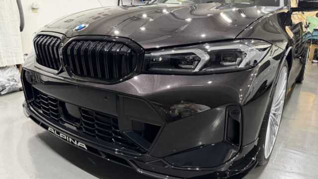 アルピナB3GT リムジン 施工後リアビュー画像1