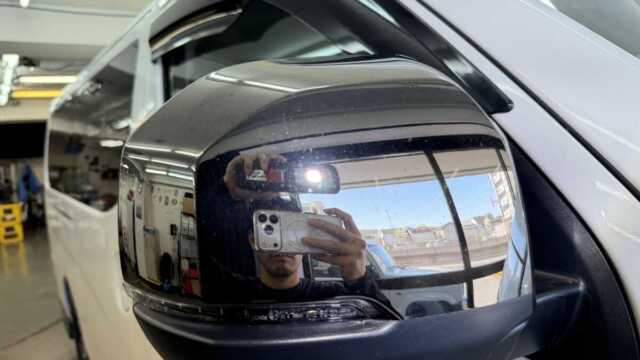 日産キャラバン 施工前のリアまわり確認画像1