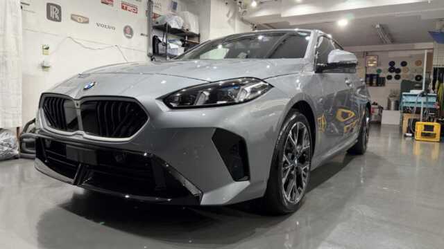 BMW 120d PLATINUMセラミックコーティング施工後フロント画像