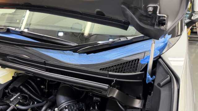 レクサス LM500h BLACKセラミック施工画像2