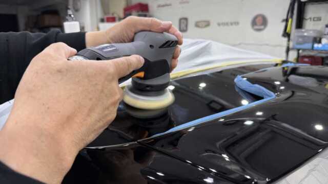 トヨタGRカローラ ドア内側コーティング施工画像