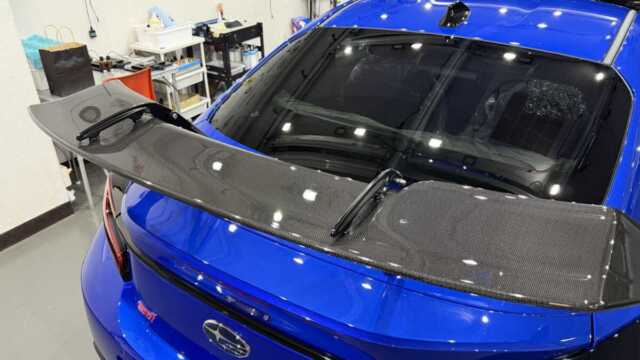 スバル BRZ STIスポーツ TYPE RA 施工後サイドビュー画像1