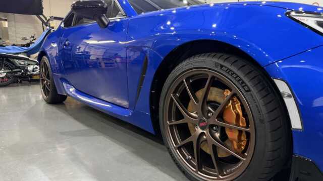 スバル BRZ STIスポーツ TYPE RA 施工後ホイール画像