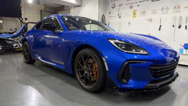 スバル BRZ STIスポーツ TYPE RA 施工後トランクまわり画像