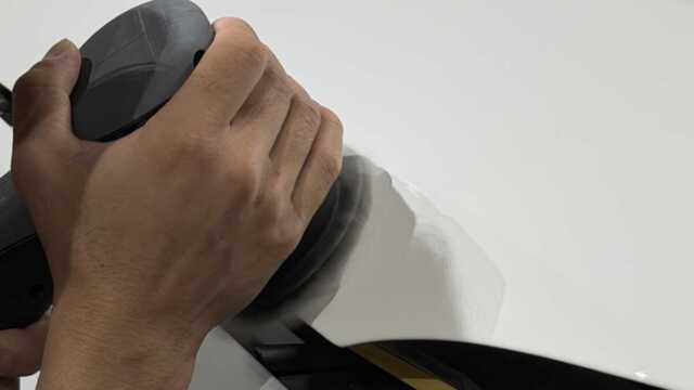 BMW 120 サンルーフ撥水コーティング施工画像