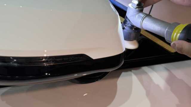 BMW 120 ドア内側コーティング施工画像