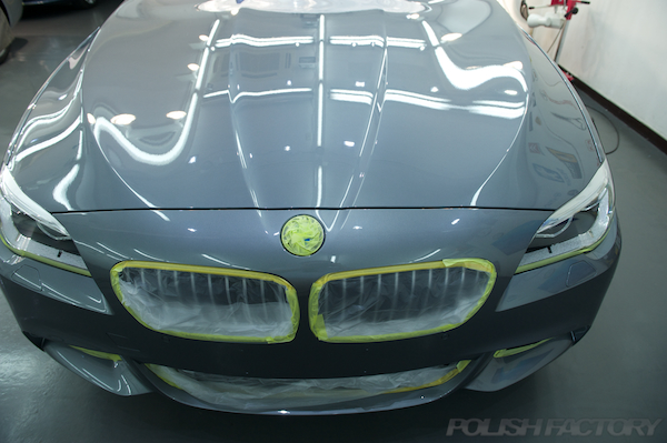 BMW 5シリーズ 535i Mスポーツ F10ガラスコーティング施工画像