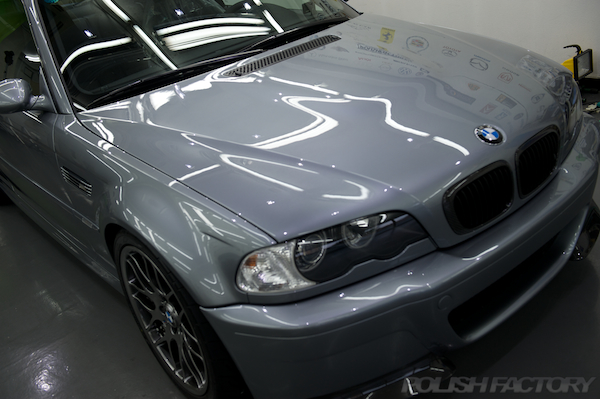 BMW E46 M3 CSLガラスコーティング画像