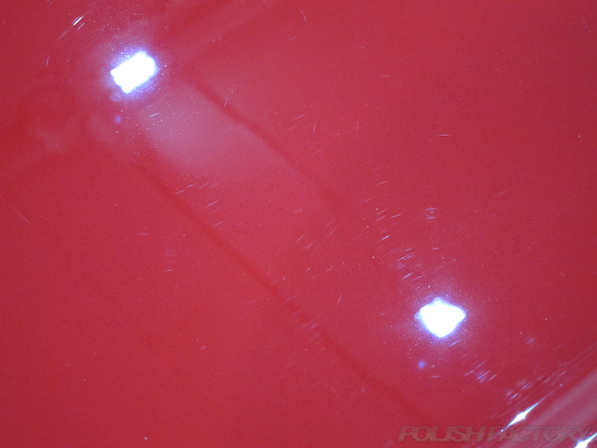 フェラーリFerrari512TRにガラスコーティング、塗装面の傷