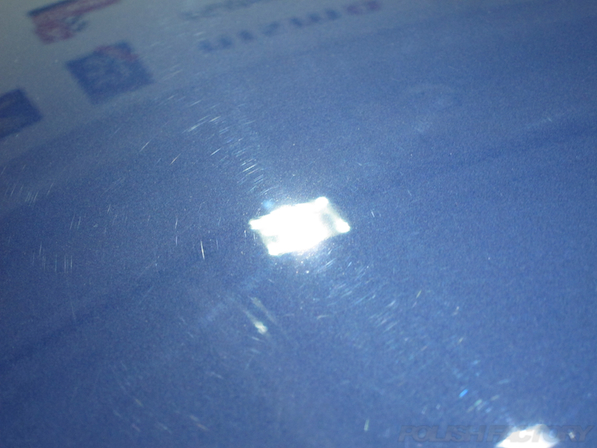アルピナ ALPINA D5にガラスコーティング施工線傷画像