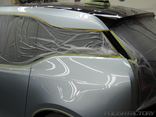 BMW i3 レンジエクステンダー装着車ガラスコーティング施工画像
