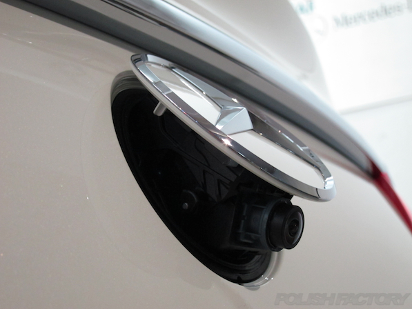 メルセデス・ベンツ S63 AMG 4マチッククーペにガラスコーティング施工リアバックカメラ画像