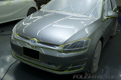 ゴルフ7_新車磨きガラスコーティング画像