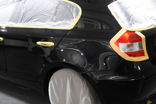 BMW116i磨きガラスコーティング画像