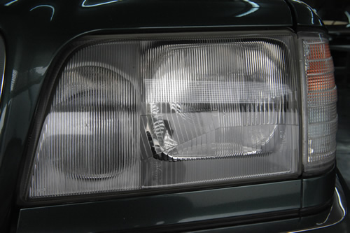 W124-E280磨きガラスコーティング画像