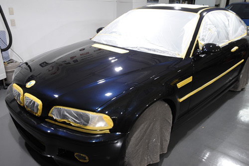 BMW E46 M3磨きガラスコーティング施工画像