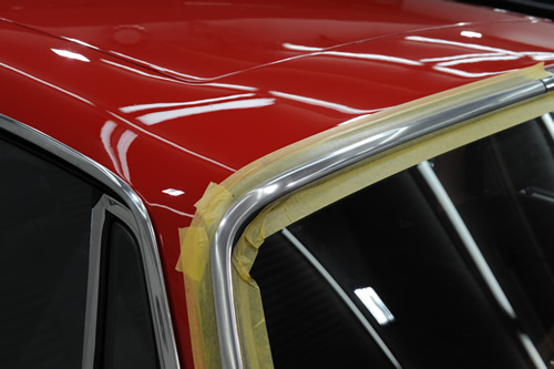 アルファロメオ Alfa Romeo 2000 GTV ガラスコーティング 施工画像